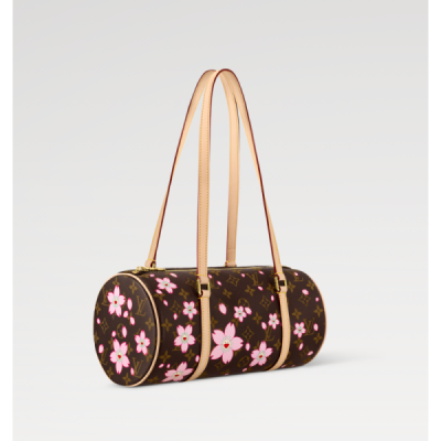 LOUIS VUITTON MURAKAMI LV X TAKASHI MURAKAMI PAPILLON CHERRY BLOSSOM M13097 (27*13*11cm)