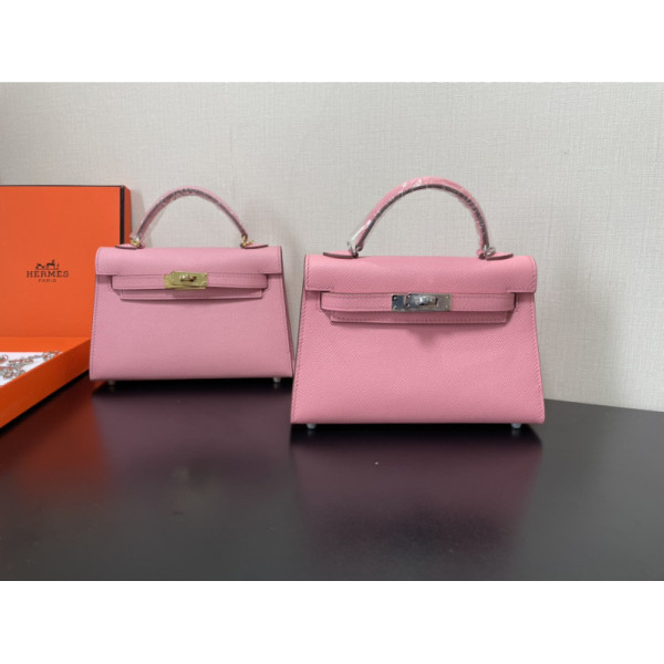 Hermes Kelly-Gold&Silver Hardware-19CM